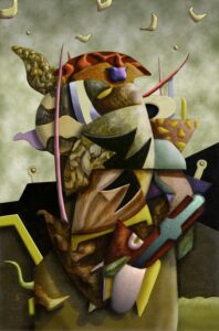 "Bepansrad", digigrafi, 1999, 32 x 21 cm. Upplaga: 75 ex.