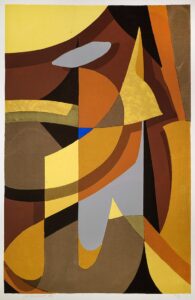 "Serico I", serigrafi, 1991, 40 x 25 cm ca, upplaga: 17 ex.