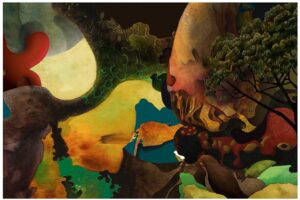 "Den eviga längtan", digigrafi, 2010, 30 x 45 cm. Upplaga: 45 ex