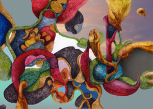 "Bortom & Emellan", digigrafi, 28 x 39,4 cm, 2012, 60 ex. © Jan Peter Dahlqvist, 2024