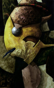 "Blåtunga", digigrafi, 1997, 15,5 x 25 cm, 50 ex. © Jan Peter Dahlqvist, 2024