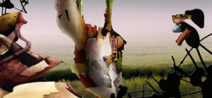 "Gräns", digigrafi, 2003, 28 x 13 cm, 50 ex. © Jan Peter Dahlqvist, 2024