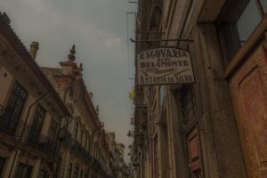 "Esgovaria de Belmonte, Porto, Portugal", fotografi, © Jan Peter Dahlqvist, 2024