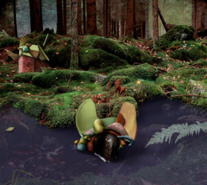 "Gölen", digigrafi, 65 x 58 cm, 2002, 25 ex. © Jan Peter Dahlqvist, 2024