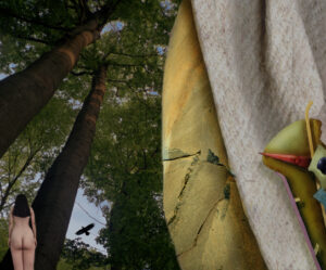 "Korpen flyger", digigrafi, 15 x 18 cm, 1997, 50 ex. © Jan Peter Dahlqvist, 2024