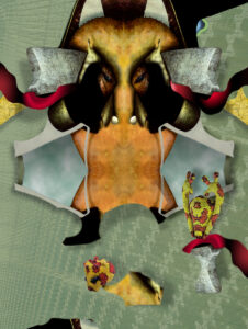 "Kosackdans", digigrafi, 20 x 27 cm, 1999, 75 ex. © Jan Peter Dahlqvist, 2024