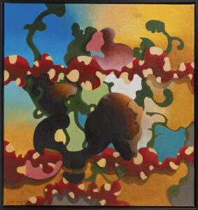 "Mykorrhiza", olja på duk, Jan Peter Dahlqvist, 2023