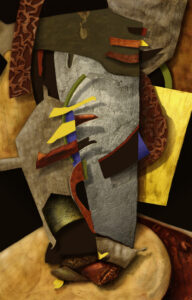 "Regndans", digigrafi, 1997, 35 x 22,5 cm, 50 ex. © Jan Peter Dahlqvist, 2024