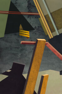 "Rumsligheter-2", digigrafi, 30 x 45 cm, © Jan Peter Dahlqvist, 2024