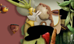 "Vattensamling", digigrafi, 2002, 40 x 24 cm, 75 ex. © Jan Peter Dahlqvist, 2024