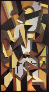 Inriktning, olja på duk, 120 x 80 cm, 1995.