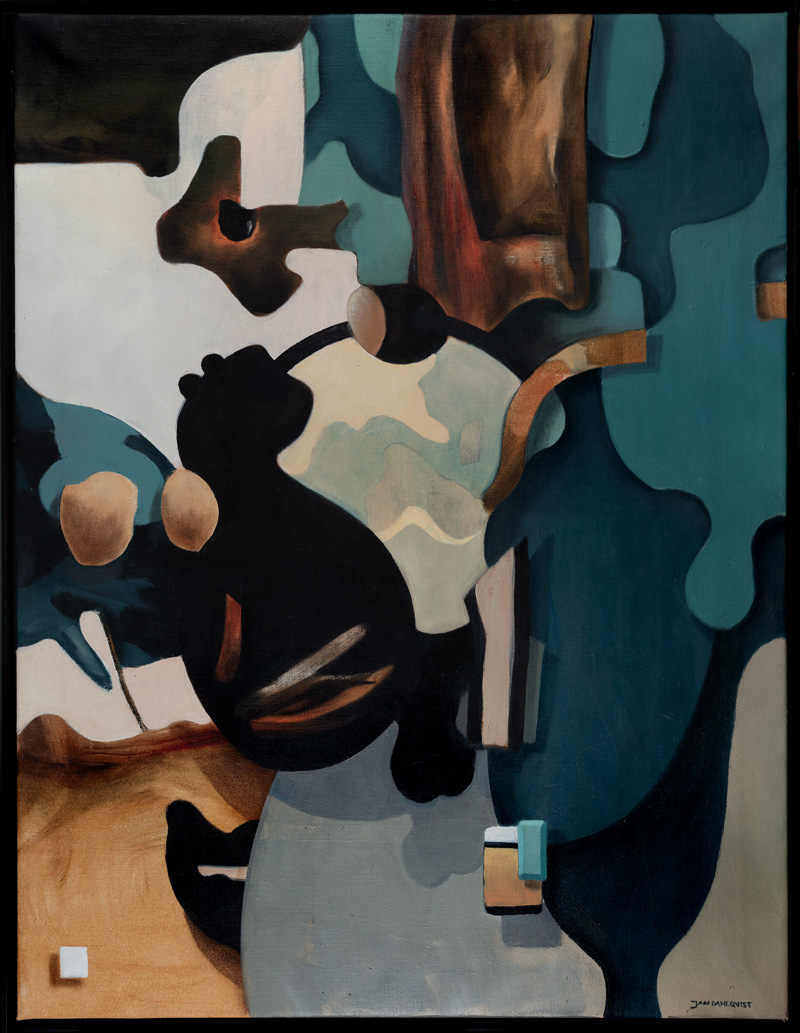 "Inringad", olja på duk, 1999, 85 x 65 cm