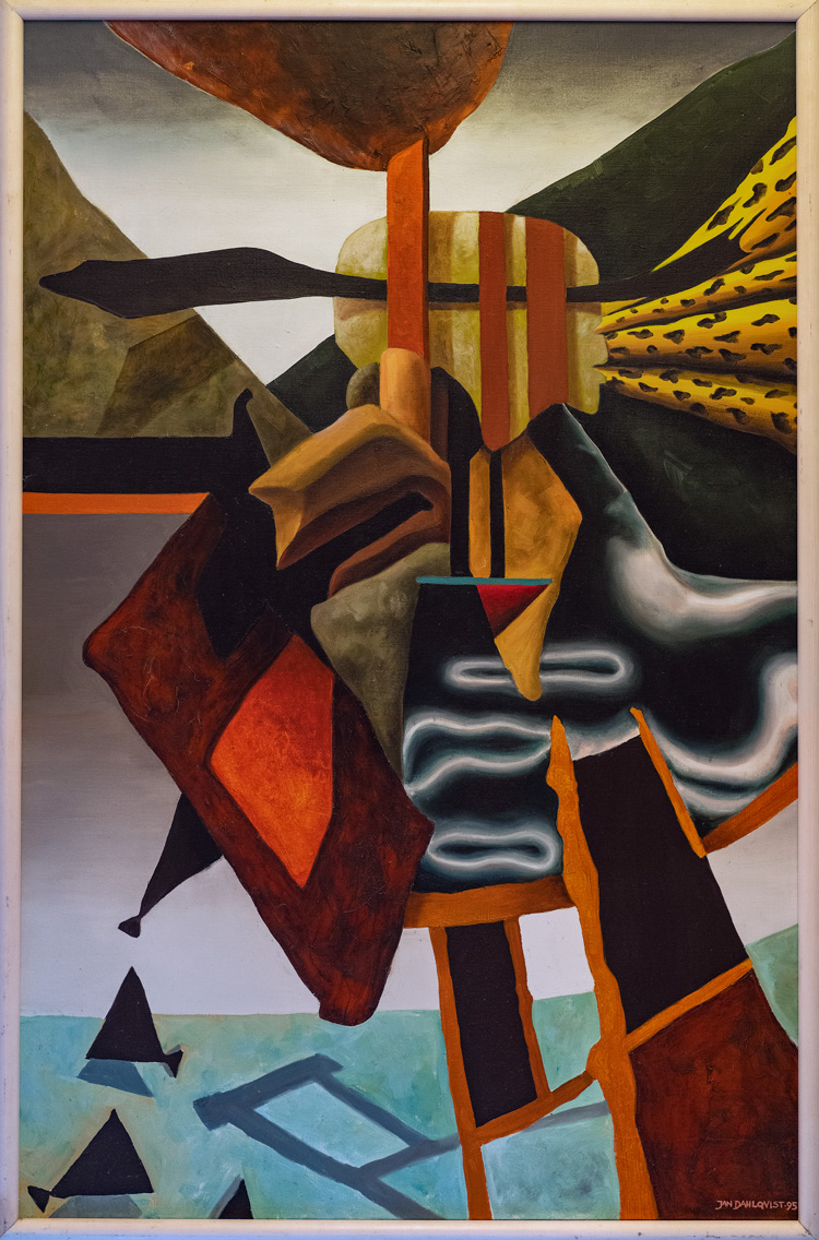 "Kretslopp", olja på duk, 120 x 78 cm, 1995