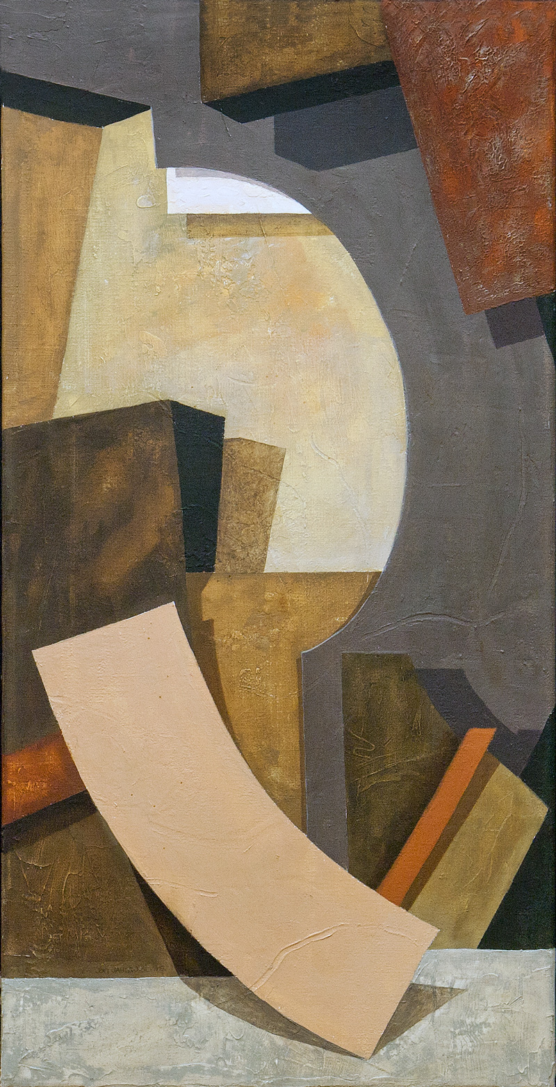 ”P-Plats”, olja på duk, 65,3 x 33,3 cm, 1992