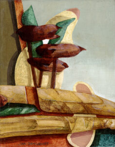 "Ramp", profan ikonmålning, 2002, 16 x 12 cm. Akvarell, vinylfärg, färgpenna, vax, på kritgrunderad plywood, polerad