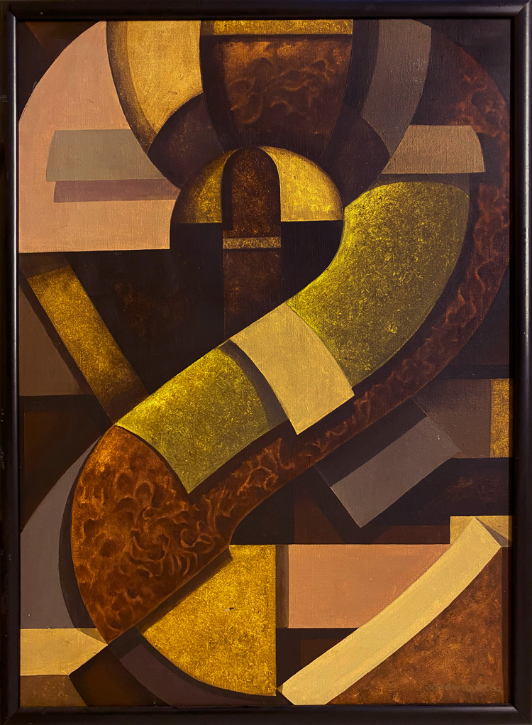 "Två", olja på duk, 1992, 80 x 60